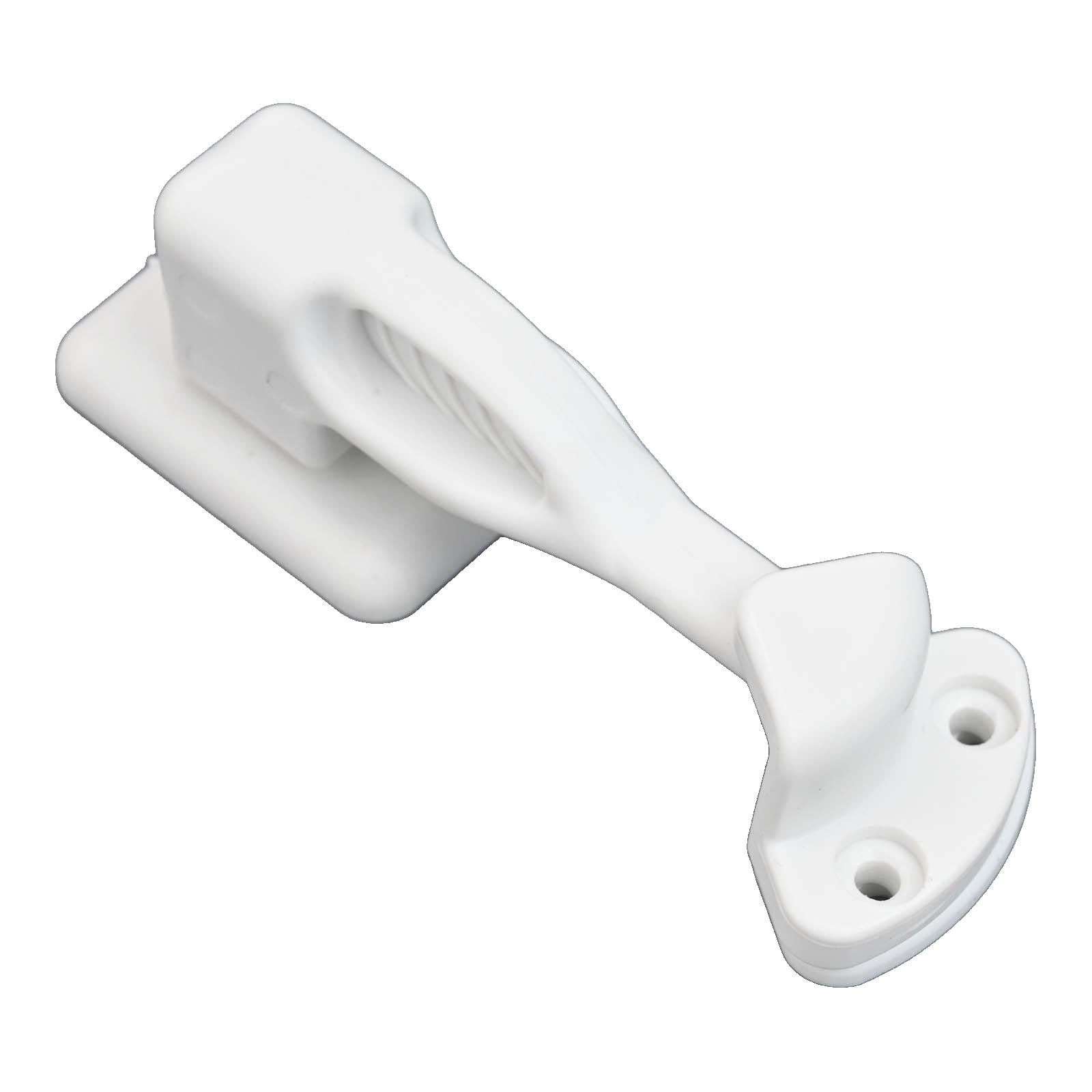 Nylon Rv Cabinet Latch Lock For Camper Trailer Boat Easy Install Secure Door Catch Holder White Black Travel Accessory Construction White - Image 6