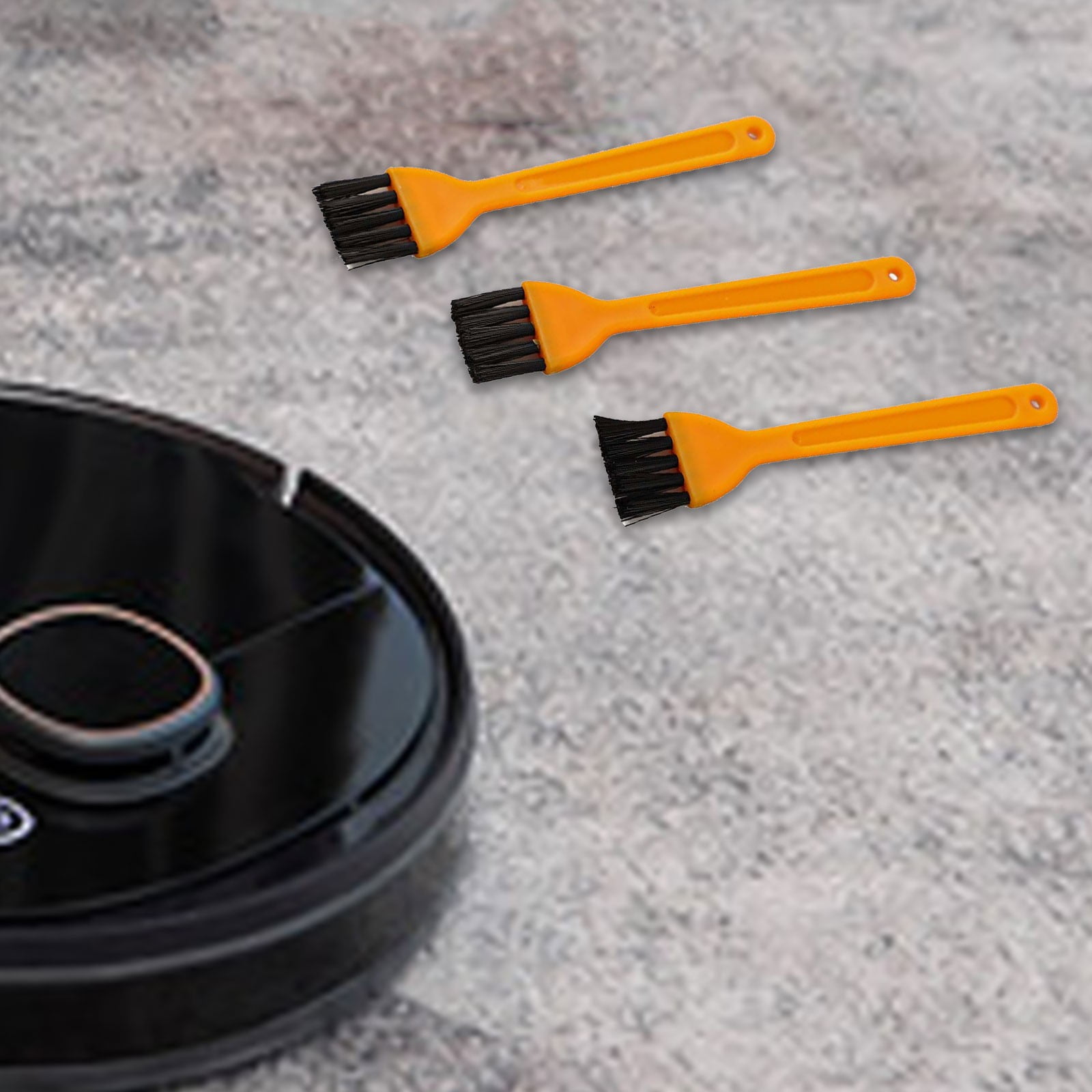 Robot Vacuum Cleaner Brush Set 3Pcs Replacement Accessories For Xiaomi Conga Ecovacs Deebot Eufy Cleaning Tools Black Red Blue Yellow White A4 A2 - Image 2