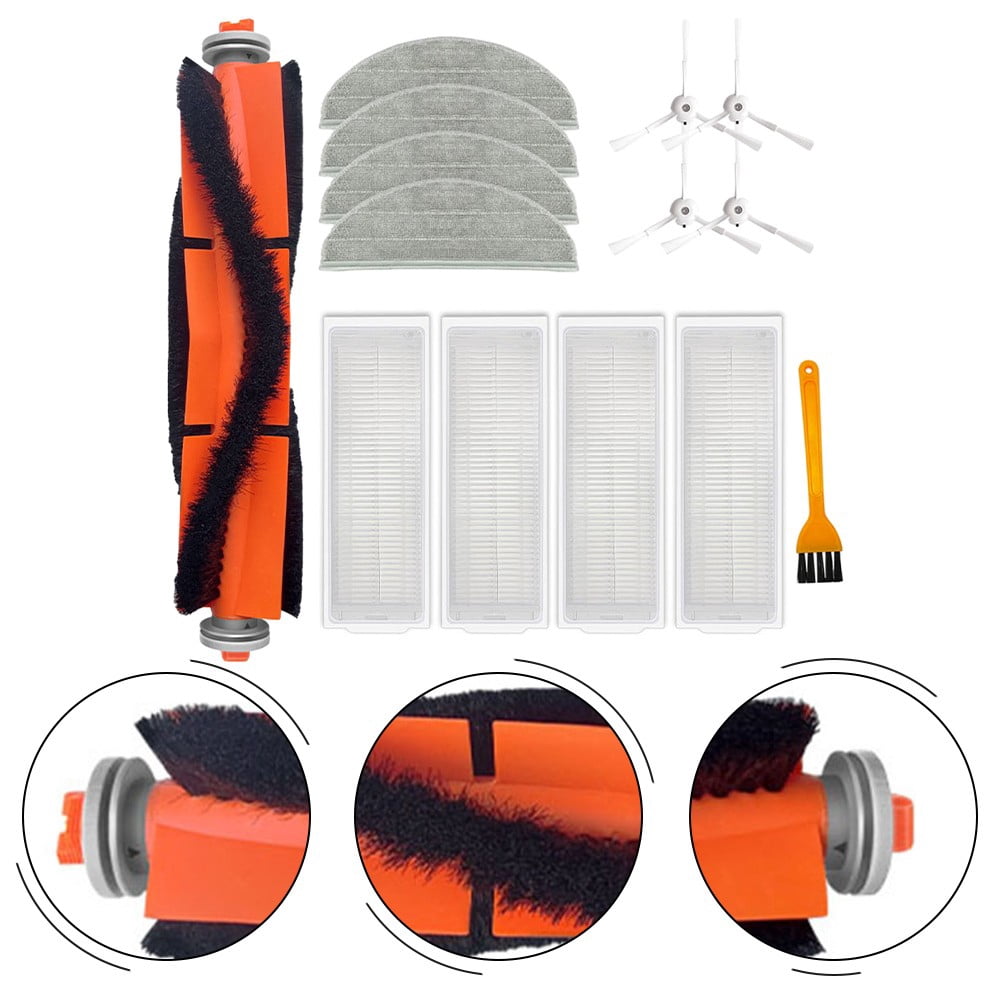 Redroad G10 Alpha 3 Vxvc25 Robot Vacuum Cleaner Replacement Parts Kit With Filter Main Brush Side Brushes Mop Cloths Cleaning Brush - Image 6