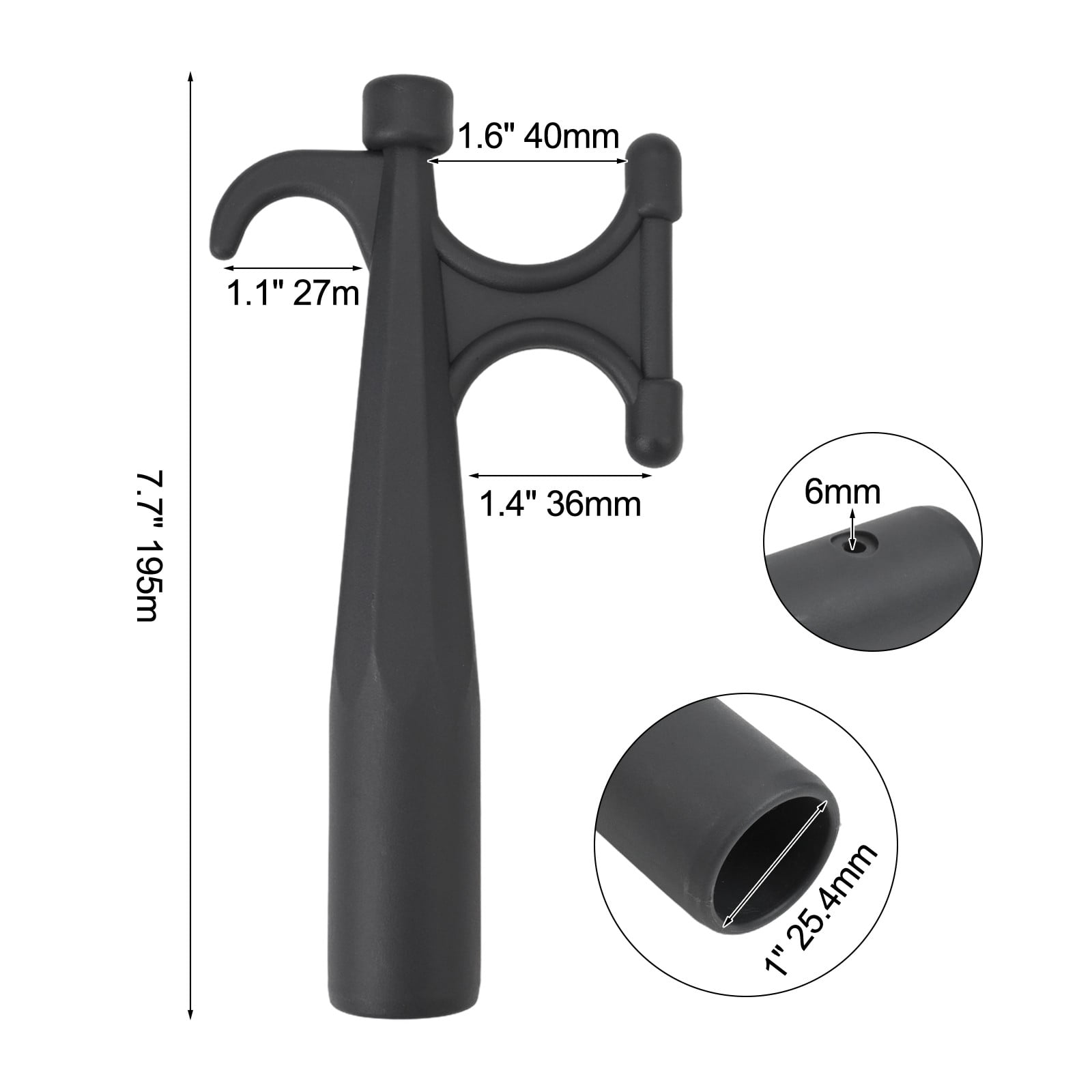 Nylon Boat Hook Extension Rod Hook Anti-Rust Boat Hook For Mooring Yacht Kayak - Image 7
