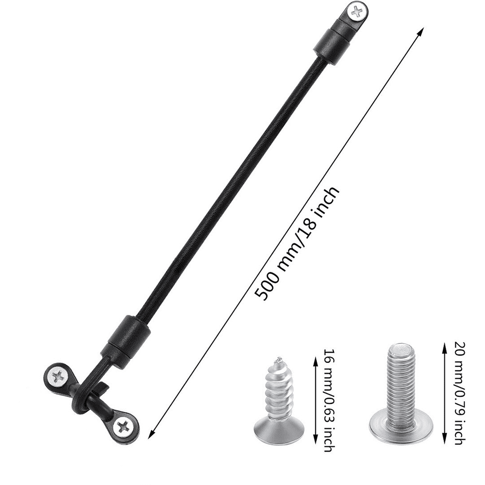 Fankenuo 6 Set 18 Inch Fishing Rod Straps for Boat Deck Fishing Rod Tie Down for Kayak 4# - Image 2