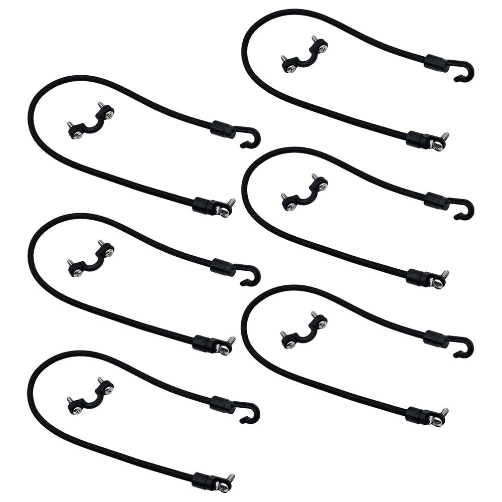 Fankenuo 6 Set 18 Inch Fishing Rod Straps for Boat Deck Fishing Rod Tie Down for Kayak 4# - Image 7