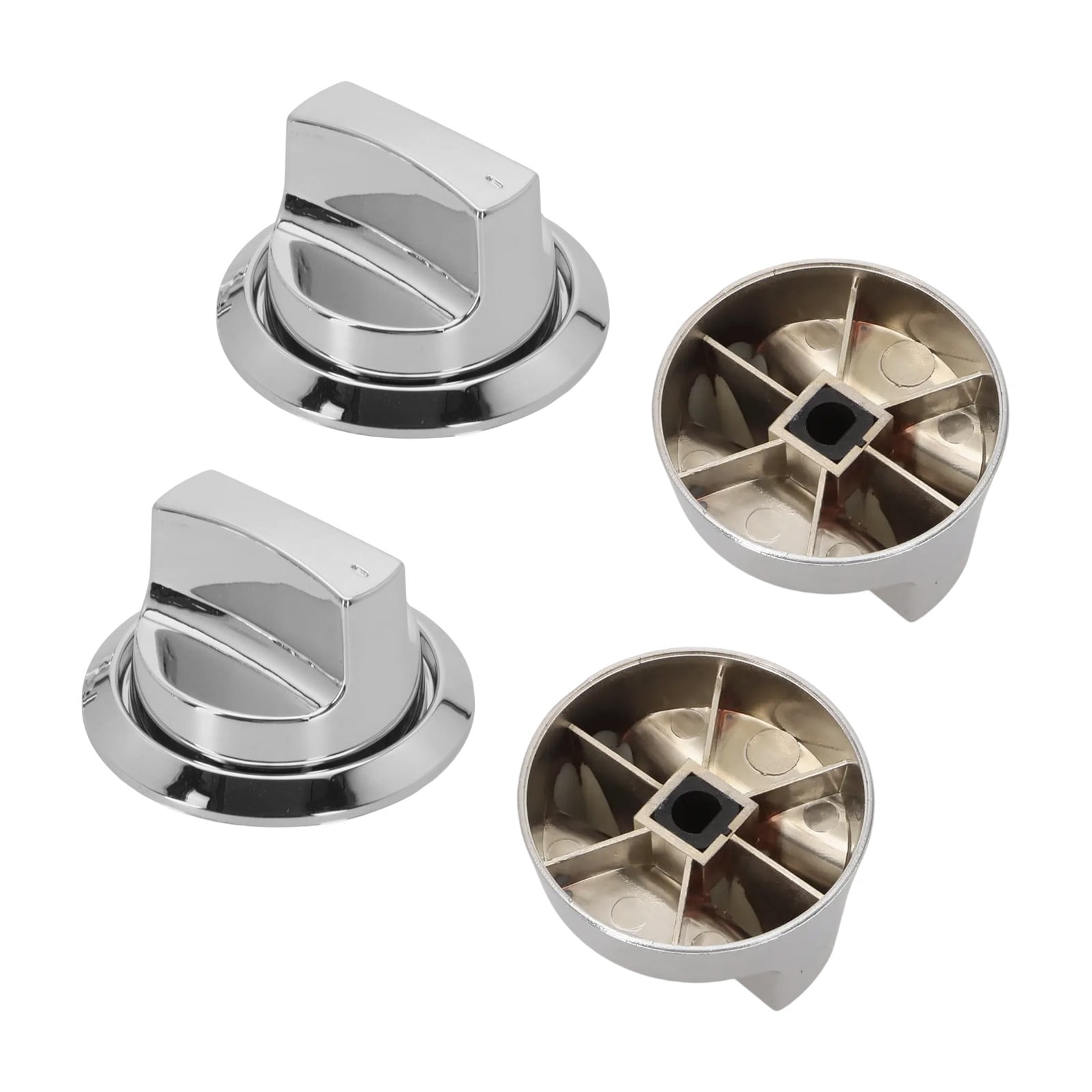 PASILI Kitchen Upgrade Electroplating Knob Accessories Easy Install Grill Knobs Grill Accessories Compatible With Gas Grills With base - Image 2