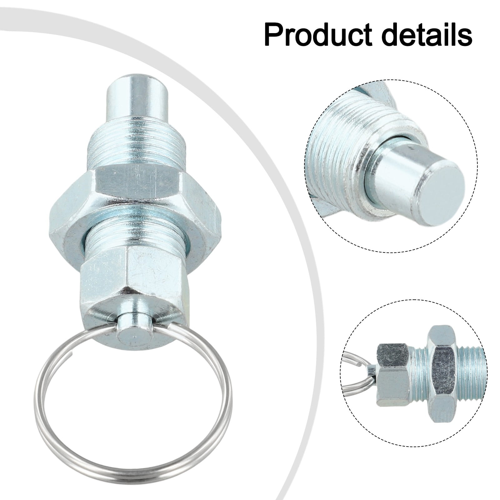 PASILI Stainless Steel Pull Ring Quick Release Pin Spring Gym Lock Pin 6/8/10/12/16Mm M16*75 - Image 6
