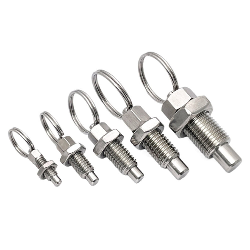 PASILI Stainless Steel Pull Ring Quick Release Pin Spring Gym Lock Pin 6/8/10/12/16Mm M8*45 - Image 2