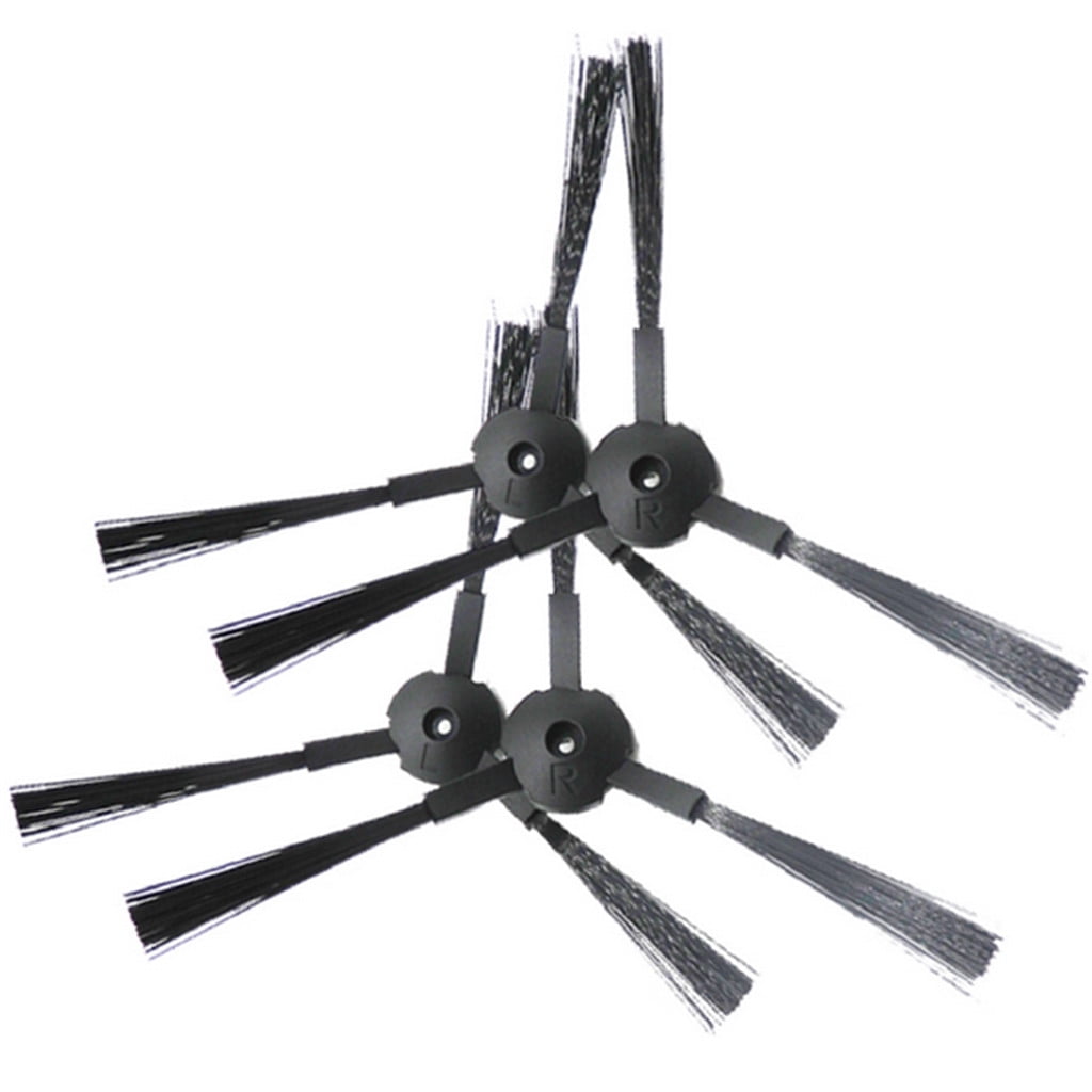 V3 V5 A4 A6 Robot Vacuum Side Brushes Replacement Kit High Strength Durable Accessories for Robotic Sweeper Spare Parts Cleaning Maintenance 1 Pair Black - Image 5