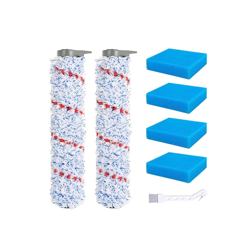 Compatible with TINECO floor sweeper HF10E-01 series replacement parts, including roller brush, filter cotton, and cleaning brush set - Image 5