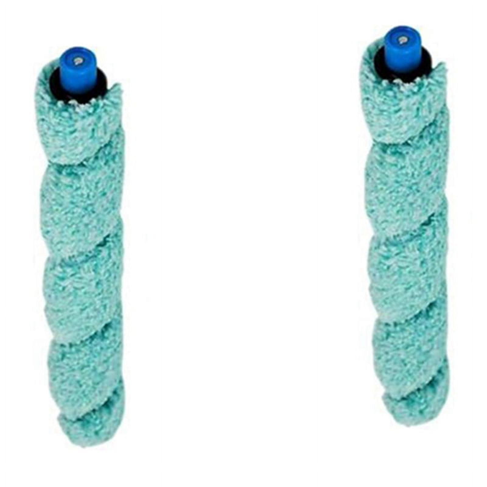 2Pc Floor Washing Robotic Cleaner Main Brush Scraper Replacement for W400 Floor Washing Robot Parts Accessories,2 x Sweeper roll brush,blue - Image 1