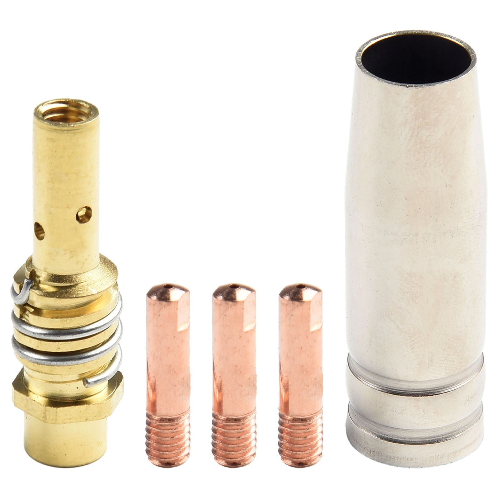 RANMEI 5Pcs Mig Welding Mb15 15 Ak Contact Tip 0.6 0.8 0.9 1.0 1.2Mm Mig Contact Tip Consumables Guard Nozzle Contact Tips 0.9mm - Image 4