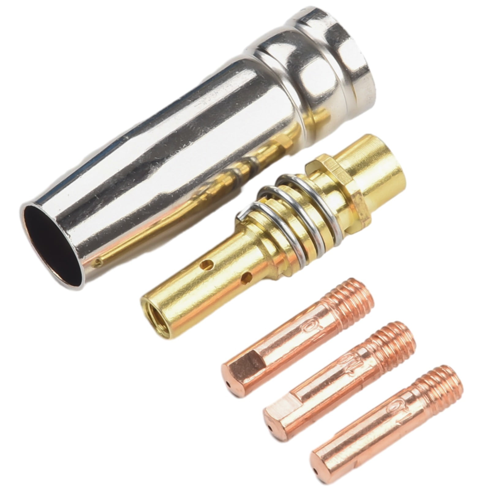 RANMEI 5Pcs Mig Welding Mb15 15 Ak Contact Tip 0.6 0.8 0.9 1.0 1.2Mm Mig Contact Tip Consumables Guard Nozzle Contact Tips 1.0mm - Image 4