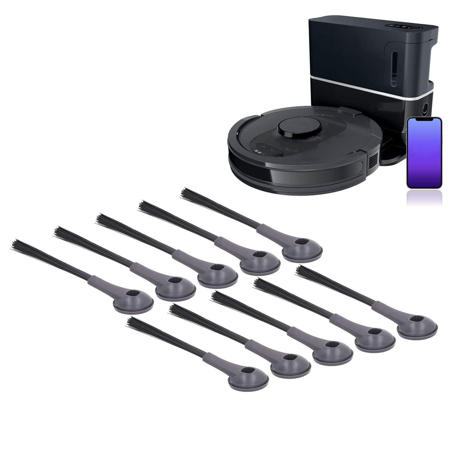 Sweeper Side Brush Replacement Pack, Durable ABS Construction, Simple To Clean Replace - Image 3