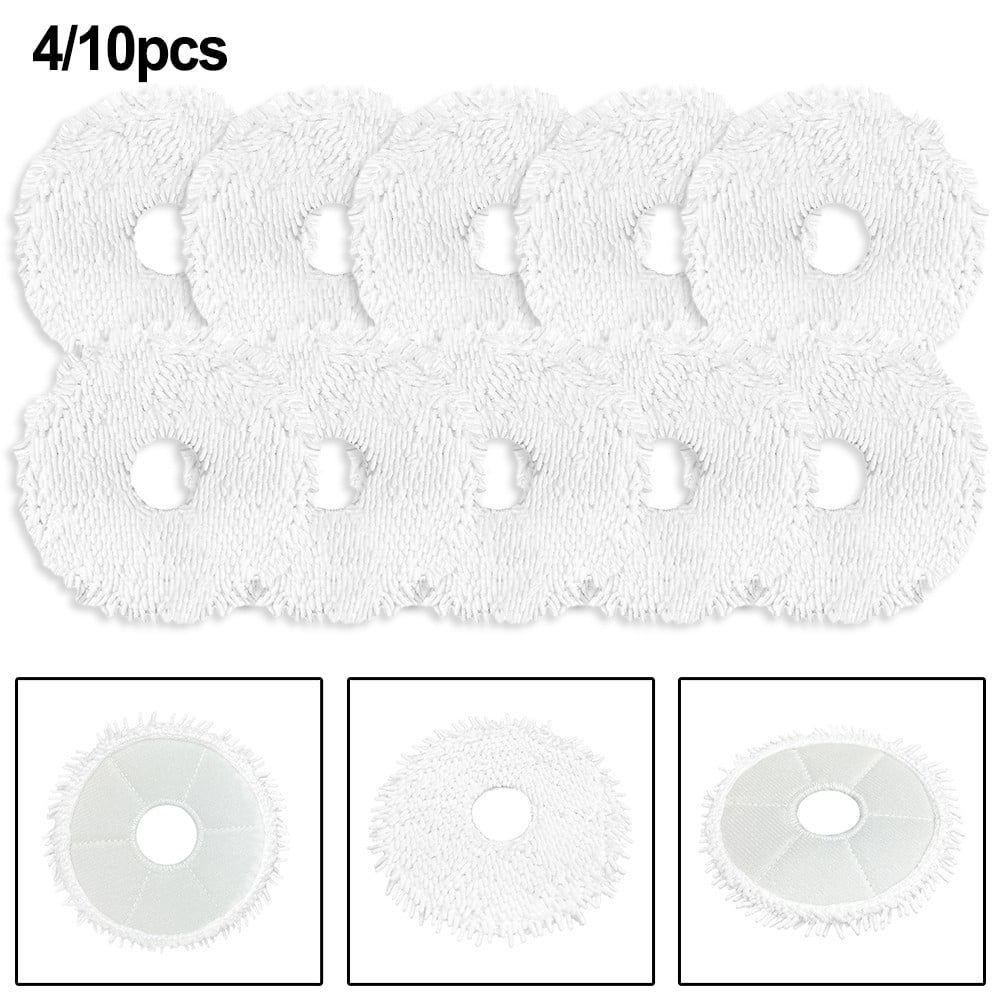 4/10 Packs Mop Cloth Kits For Midea V12 Vacuum Cleaner Replacement Spare Parts Accessories Mop Cloth Rags Sweeper Cleaning Tools 10 PACK - Image 5