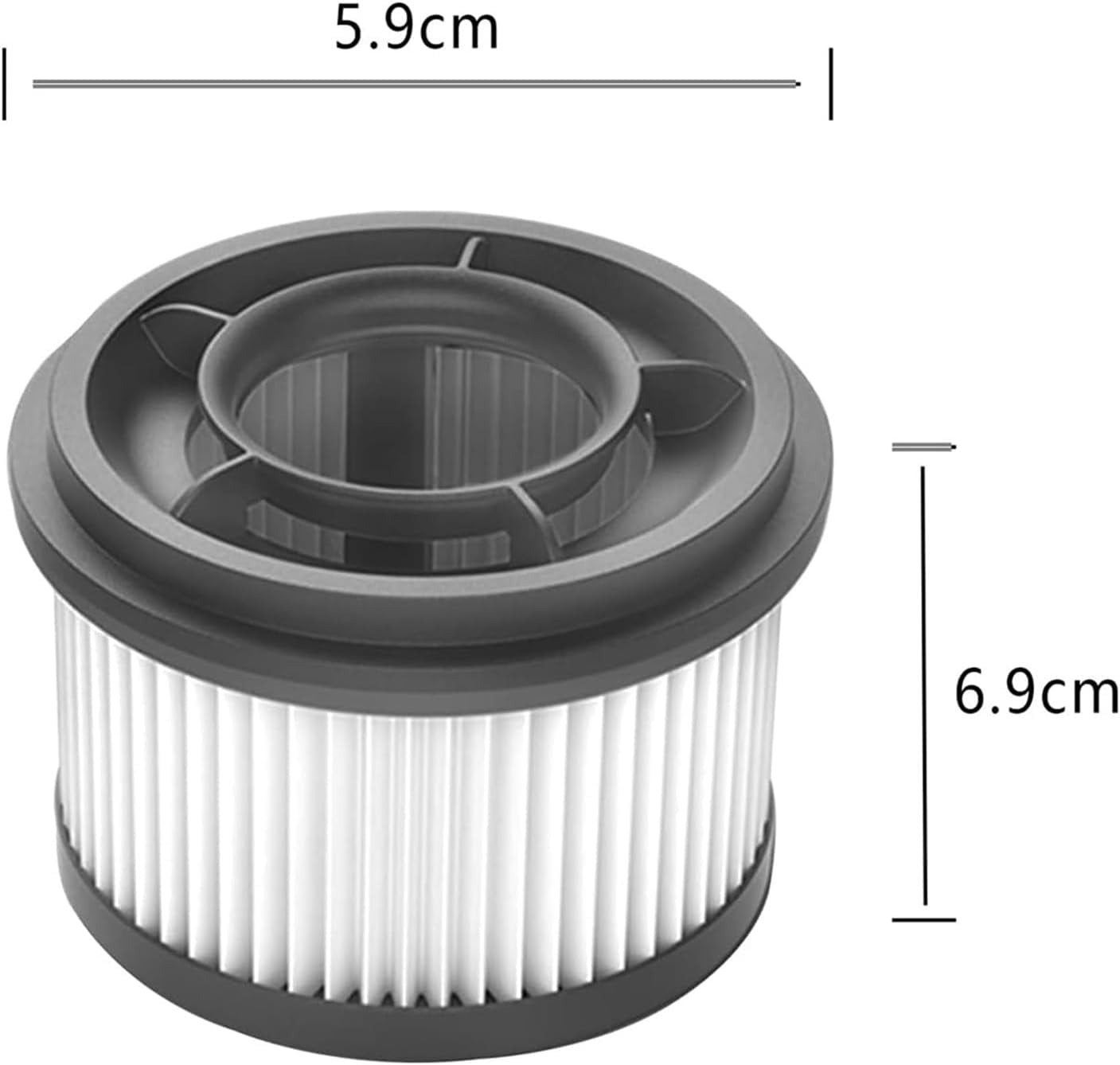 Filter,Compatible For Dreame，T10 T20 T30 Handheld Vacuum Cleaner, Sweeper Washable Replacement Spare Parts,Post Filter(2pcs) - Image 5