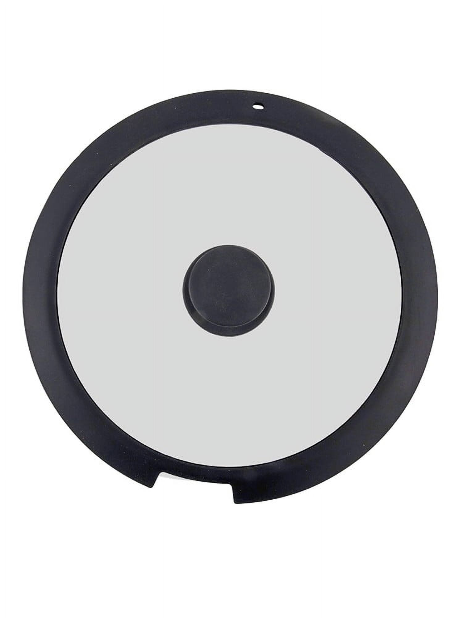 Sleek Black White Silicone Lids Available in Size Range of 18cm to 26cm B 20CM A 26CM - Image 2