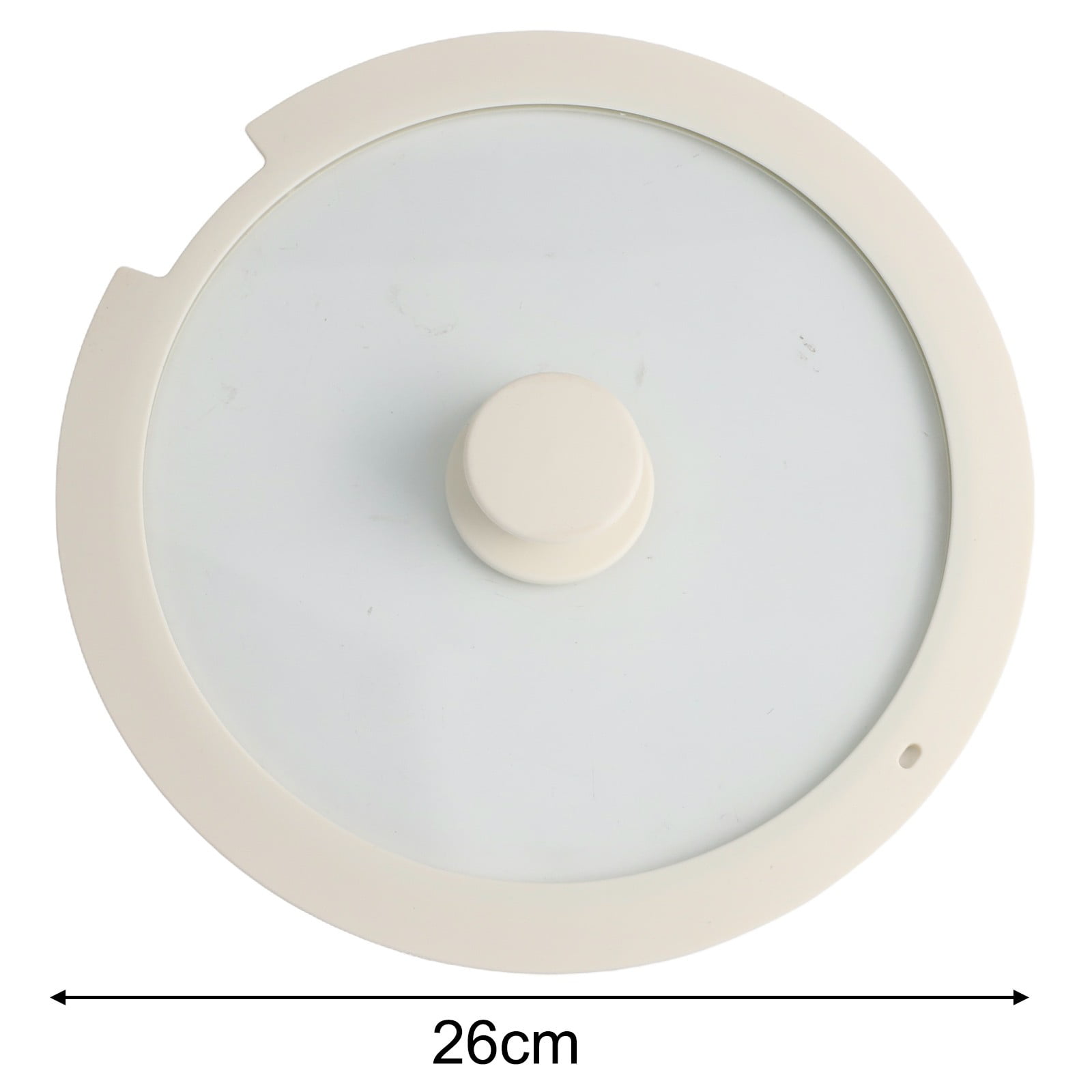 Sleek Black White Silicone Lids Available in Size Range of 18cm to 26cm B 20CM B 26CM - Image 4