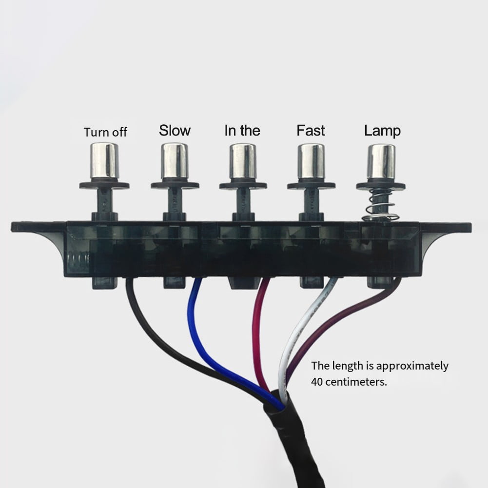 Kitchen Range Hood Switch Button with 5 Functions for Safety and Control - Image 2