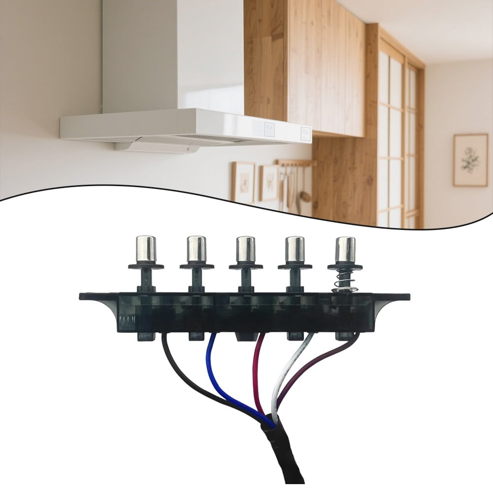 Kitchen Range Hood Switch Button with 5 Functions for Safety and Control - Image 7