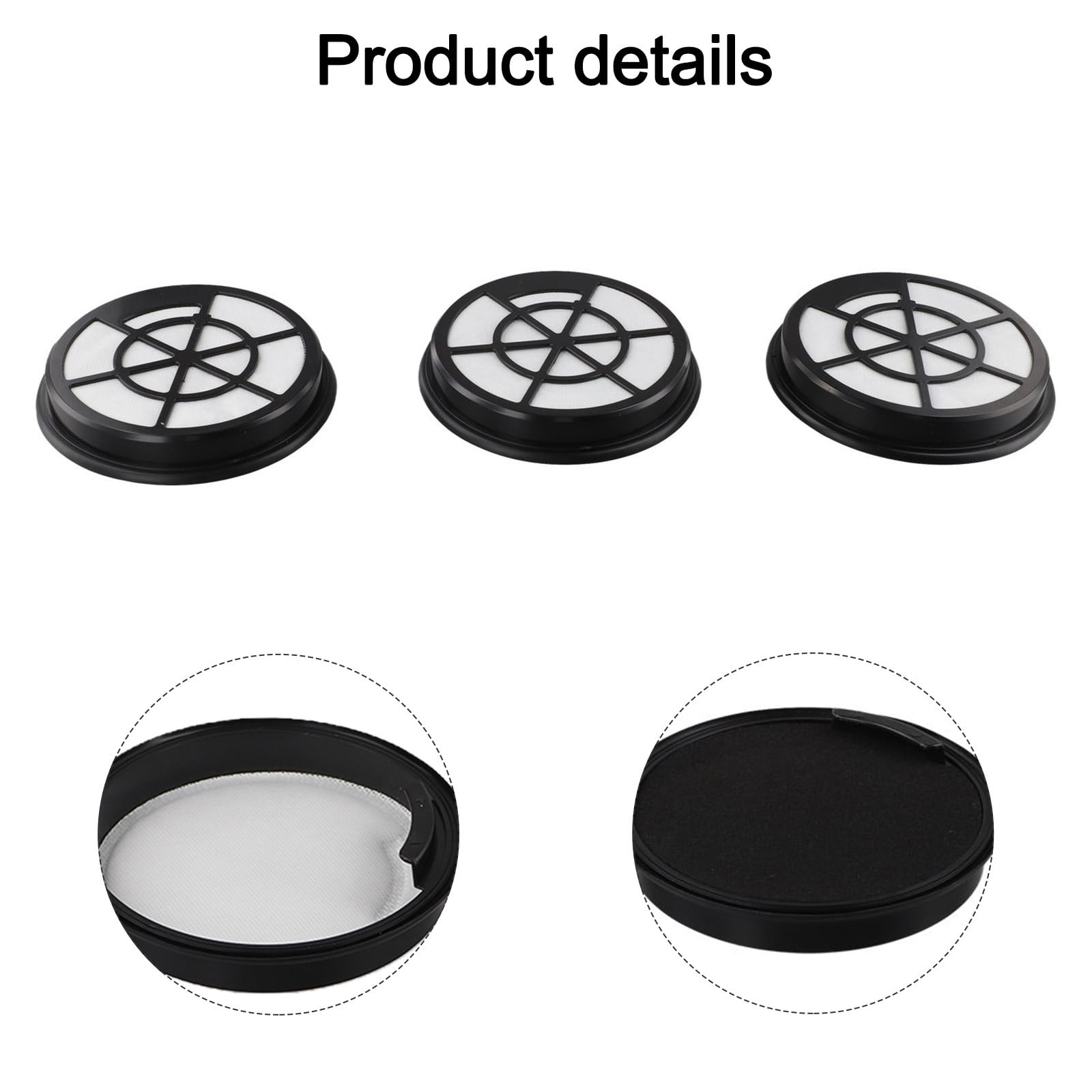 6PCS Filter Sponge Filters Fit For Eureka NEN0101 NEN0106 NEN110A NEN110B NEN110D For Whirlwind Bagless Cleaner Home Appliance - Image 7