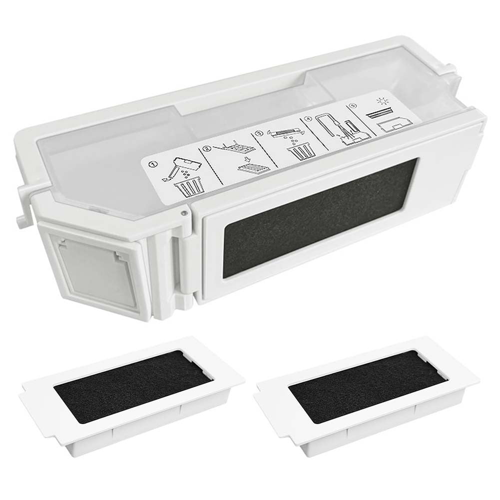 Efficient Dust Collection Dustbin with Filter Compatible with For Ecovacs T30 PRO For OMNI T30 and T30S Robot Vacuums - Image 1