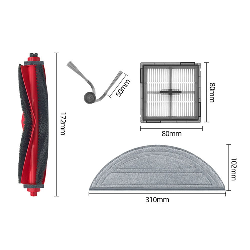 Main Side Brush Filter Mop Cloth Kit For Roborock Q10 S5/Q10 S5+/Q10 VF/Q10 VF+/Q10V/Q10V+ Vacuum Cleaner Tools Spare Parts A - Image 4