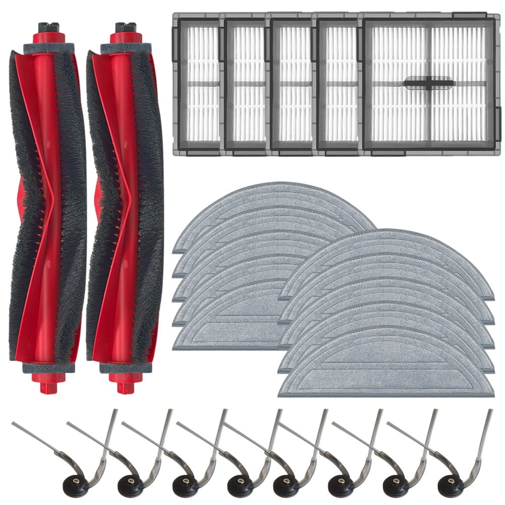Main Side Brush Filter Mop Cloth Kit For Roborock Q10 S5/Q10 S5+/Q10 VF/Q10 VF+/Q10V/Q10V+ Vacuum Cleaner Tools Spare Parts B - Image 1