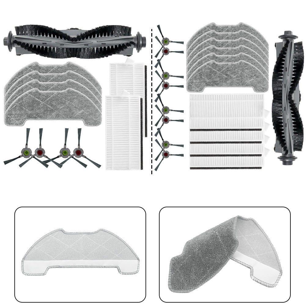 Essential Main Brush Filters Mop Cloth Kit for AIRROBO P30 Vacuum Cleaner B - Image 5