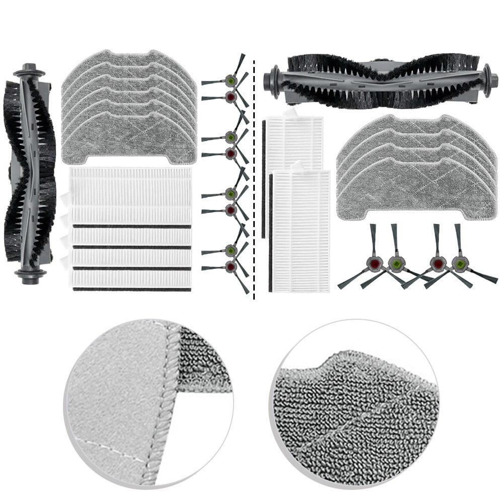 Essential Main Brush Filters Mop Cloth Kit for AIRROBO P30 Vacuum Cleaner B - Image 6