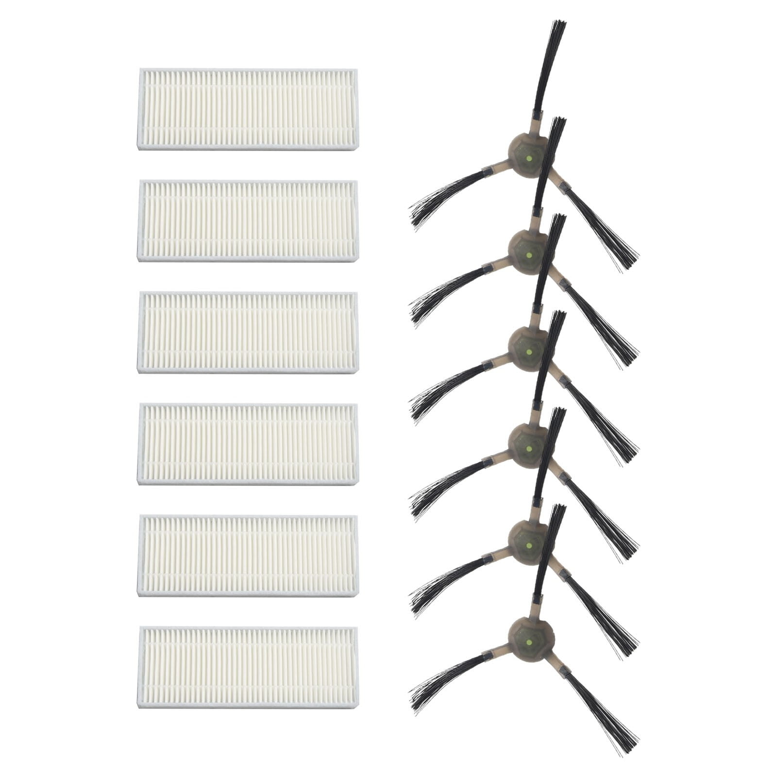 Upgrade Your Cleaning Experience with Replacement Filters and Side Brushes for EICOBOT R20 Robot Vacuum Cleaner - Image 2