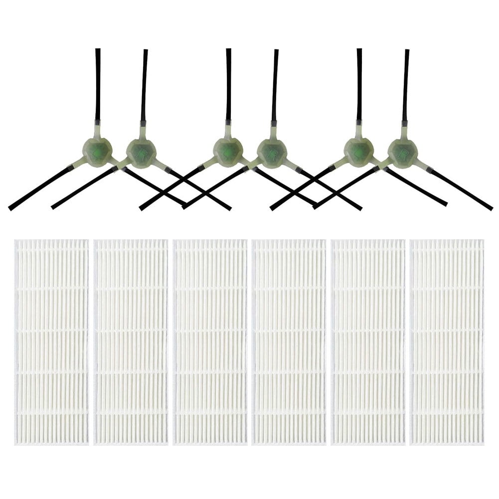 Upgrade Your Cleaning Experience with Replacement Filters and Side Brushes for EICOBOT R20 Robot Vacuum Cleaner - Image 3
