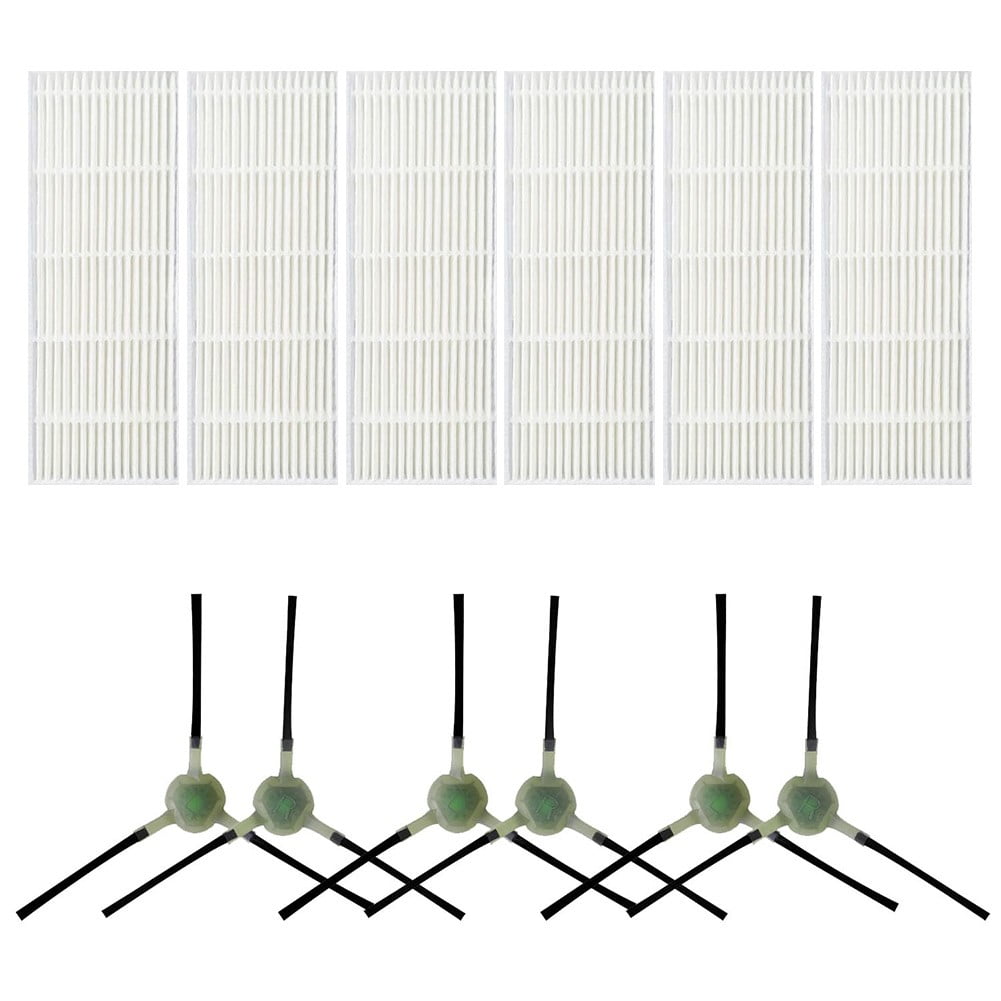 Upgrade Your Cleaning Experience with Replacement Filters and Side Brushes for EICOBOT R20 Robot Vacuum Cleaner - Image 5
