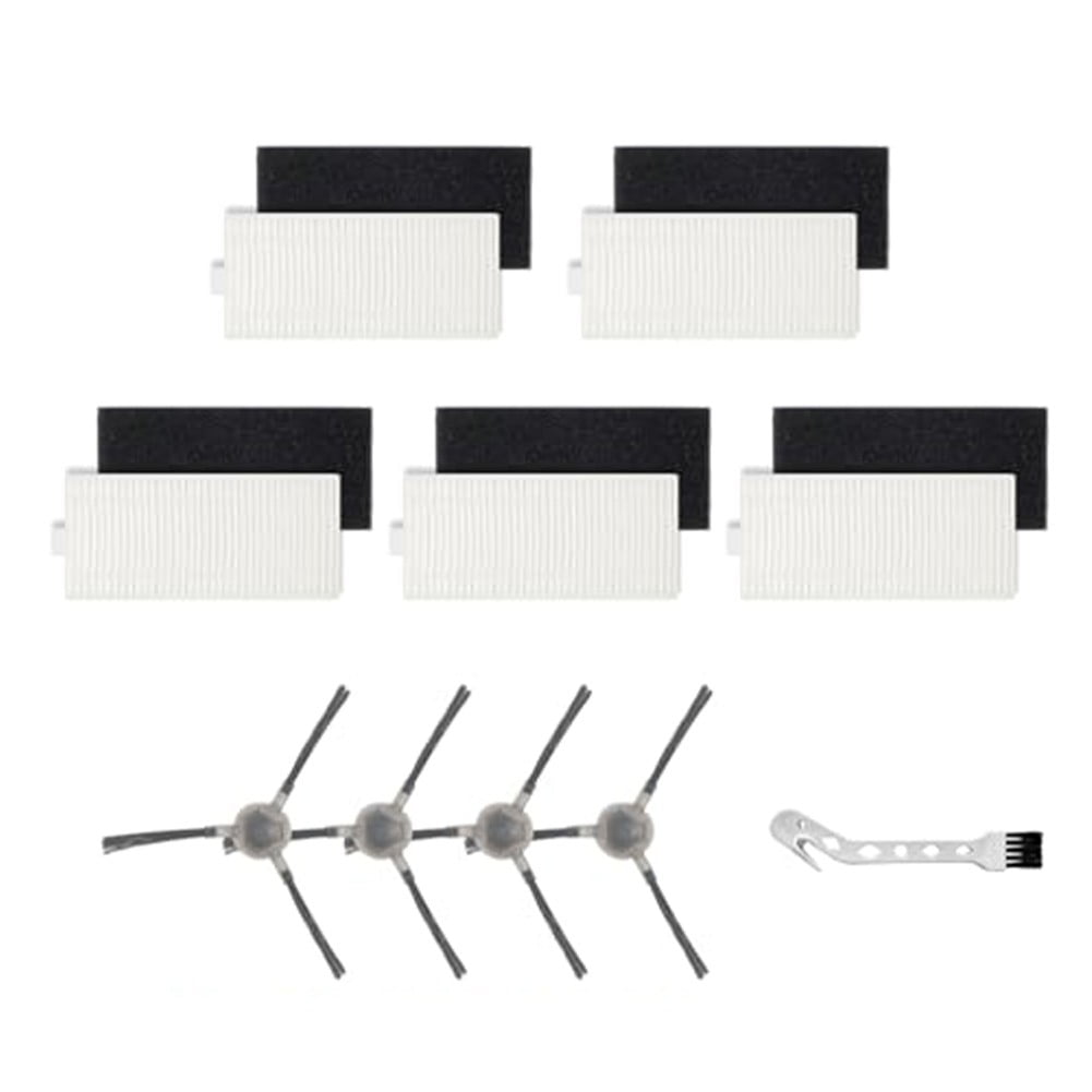 5pcs Filters With 4pcs Side Brush For Lefant M1/M2 Pro Robot Vacuum Cleaner Cleaning Brush Replacement Cleaning Tools Parts - Image 5