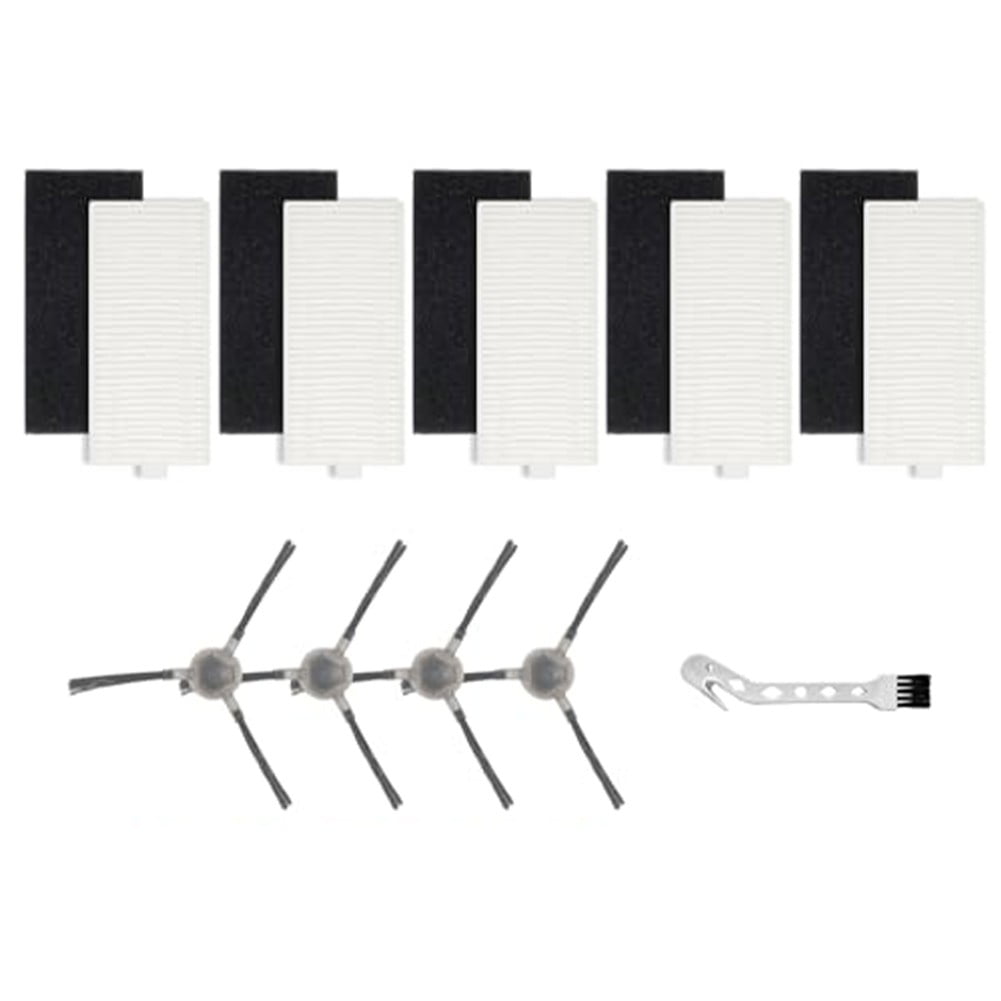 5pcs Filters With 4pcs Side Brush For Lefant M1/M2 Pro Robot Vacuum Cleaner Cleaning Brush Replacement Cleaning Tools Parts - Image 7