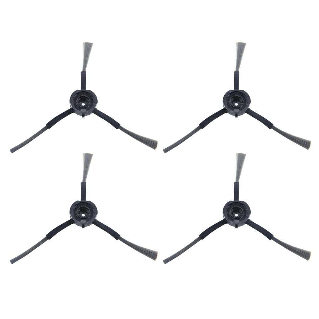 Pack of 4 High Efficiency Side Brushes Easy Installation Sweeper Parts Corner Cleaning Brushes for Robotic Vacuum - Image 1