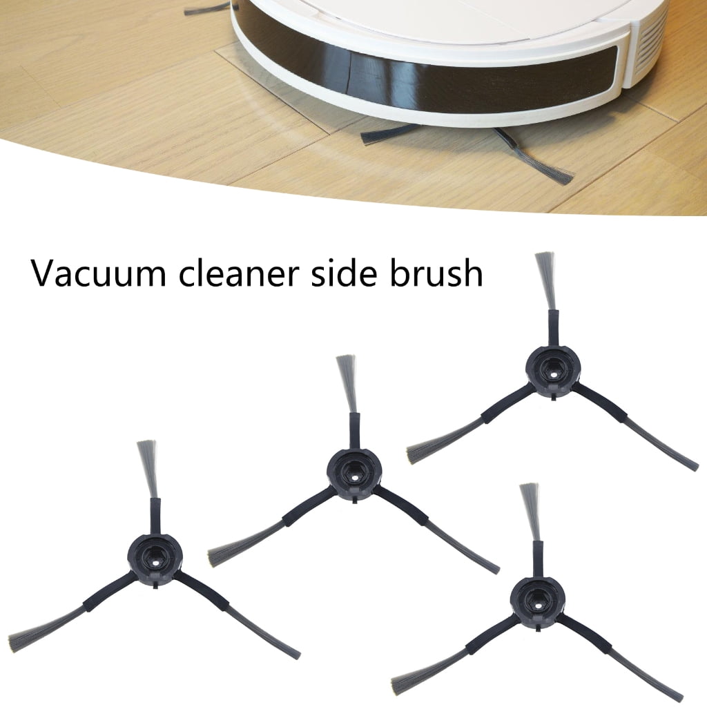 Pack of 4 High Efficiency Side Brushes Easy Installation Sweeper Parts Corner Cleaning Brushes for Robotic Vacuum - Image 2