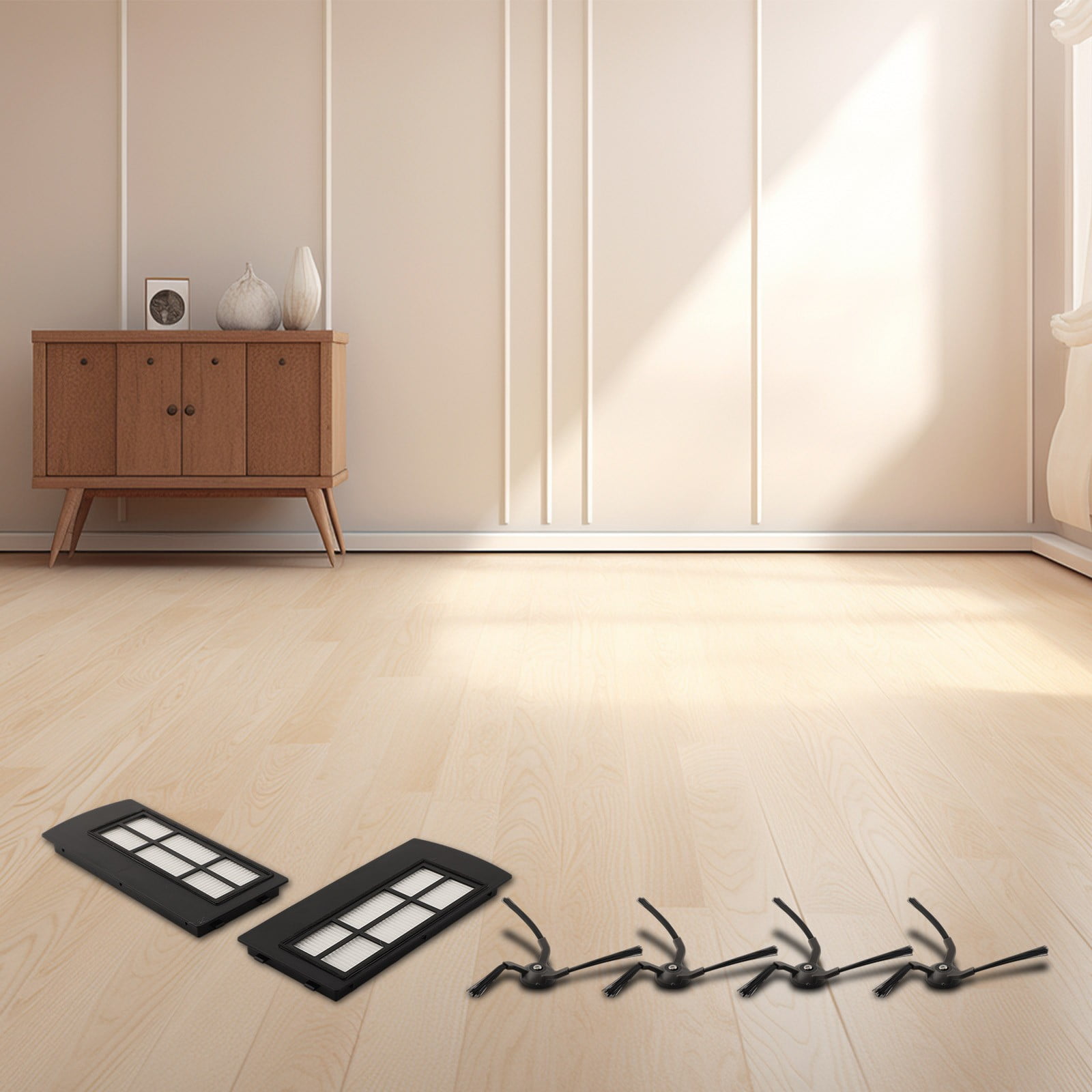 Long lasting Filters and Side Brushes Set for eufy Clean X9 Pro Vacuum Cleaner - Image 4