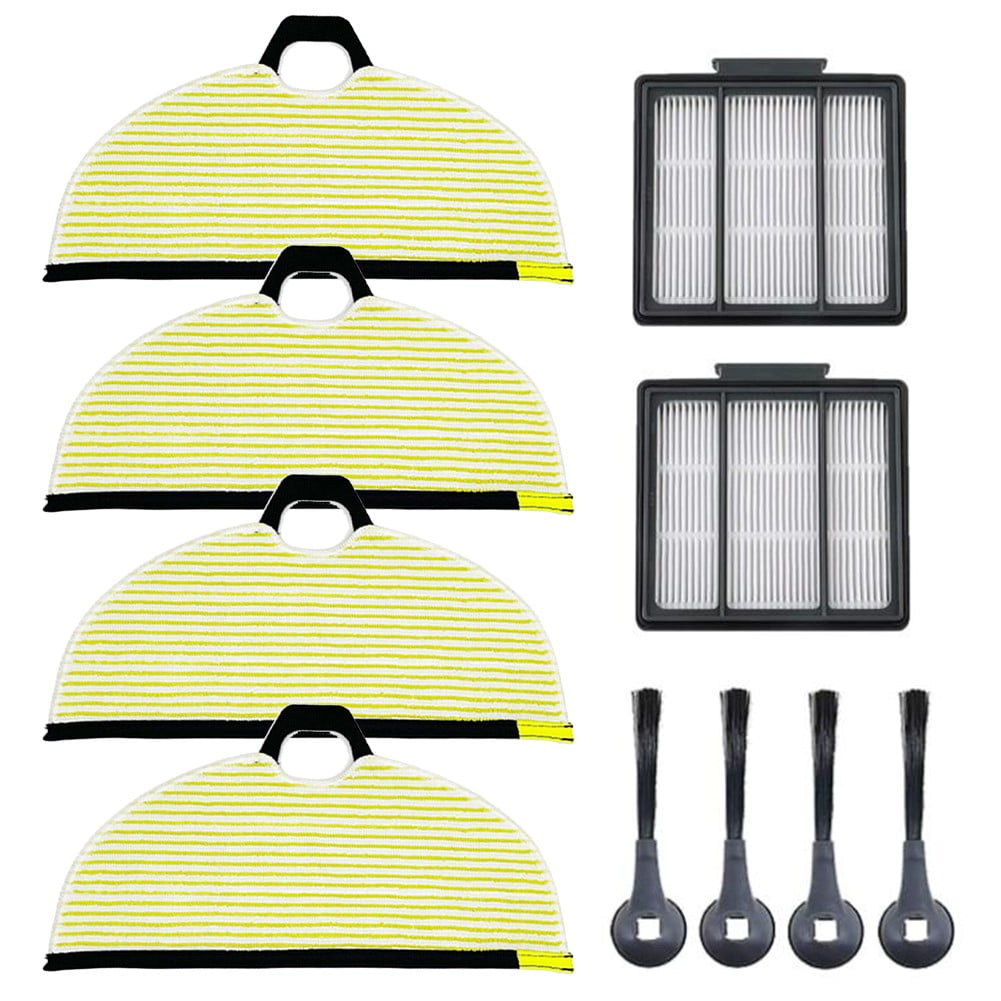 Side Brush Filters Cleaning Mop Pads For Shark RV2001WD AV2001WD Robot Vacuum - Image 1