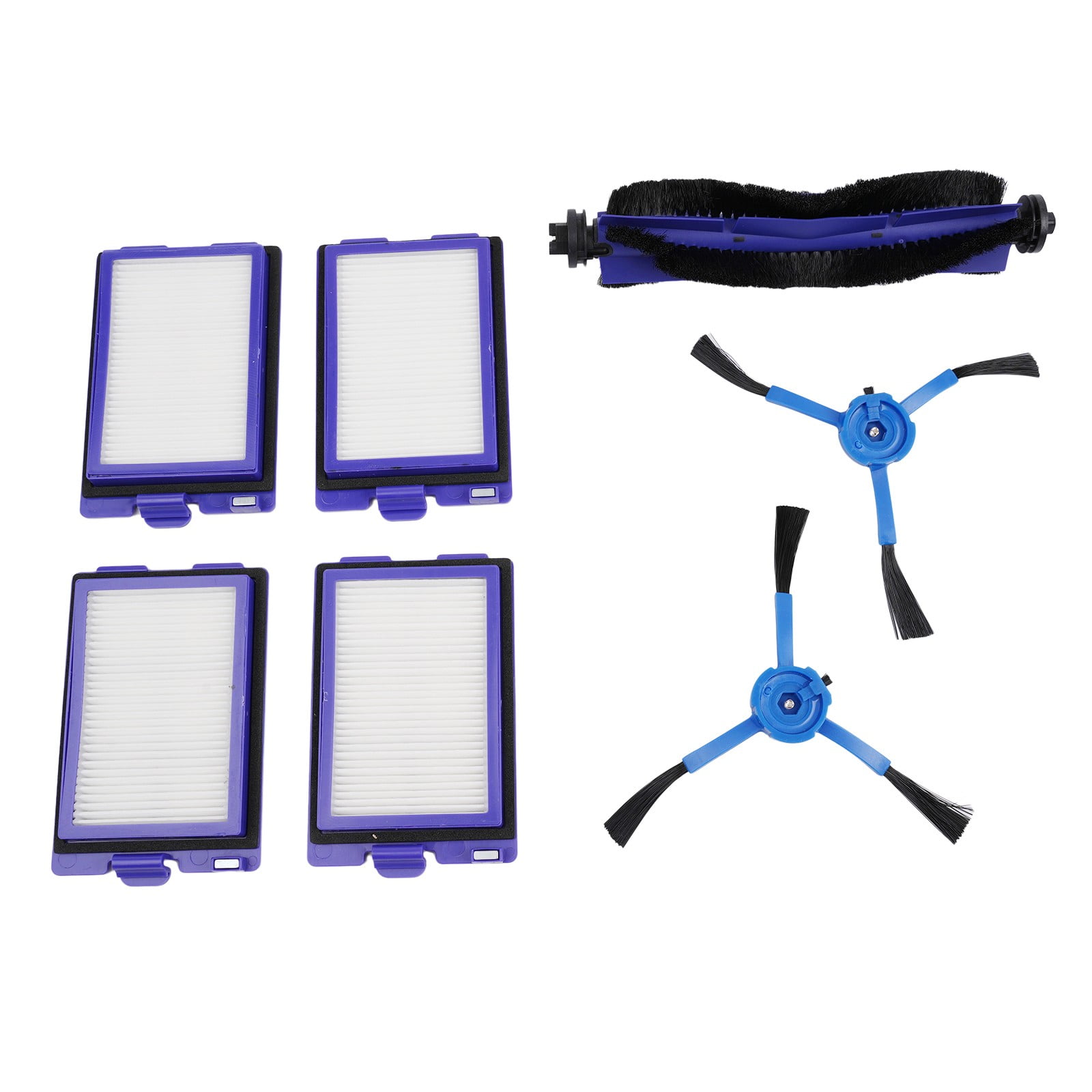 7Pcs/Set Rolling Brush Filters Side Brushes For Robovac X8 Series Hybrid Vacumn Cleaner Sweeper Accessories Spare Parts As Shown - Image 3