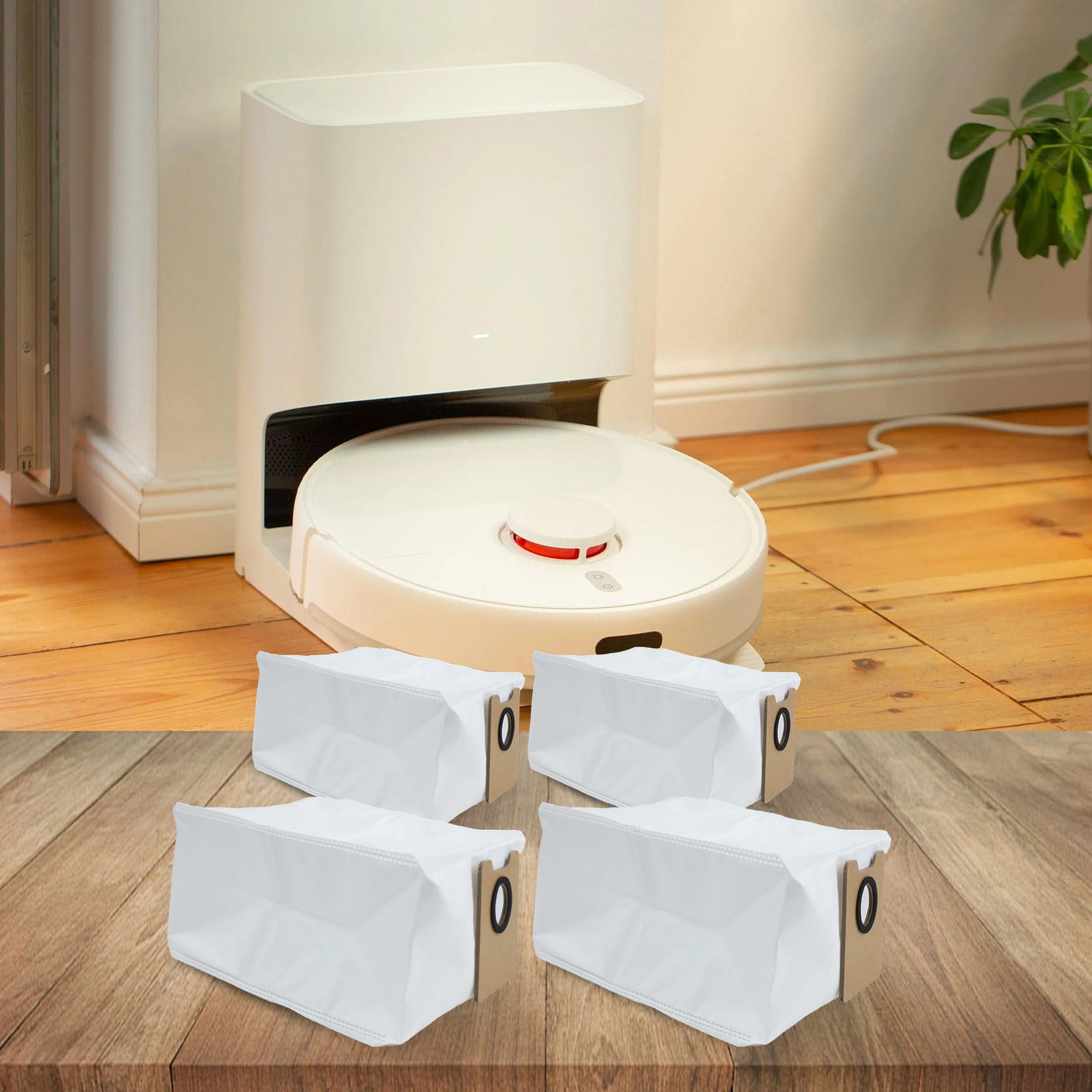 4 Pack Dust Bags For TAB Fairy 10 Robot Vacuum Cleaner Replacement Non-Woven Filter Bags Dust Bag Accessories - Image 6