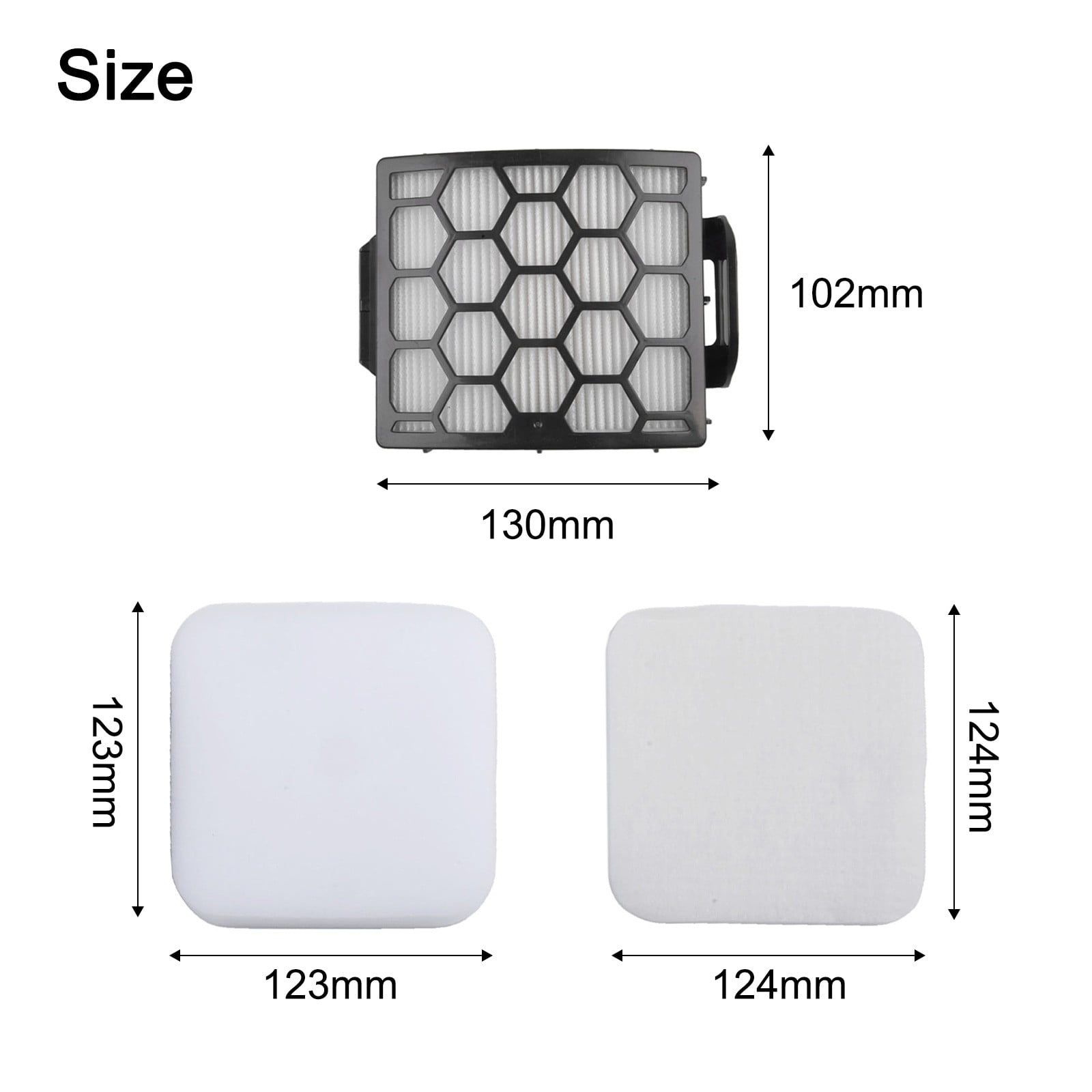 Foam Replacement Filter For Shark LA480WM UV850 UV900 UV900CCO LA492 LA481 LA481C LA481HGN LA481HBJ Part # XHF320 & XFFK602UKT - Image 6