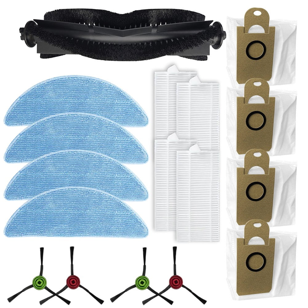 Main Side Brush Filter Mop Cloth Dust Bag Kit for Lydsto R5/R5D Accessory Set - Image 1