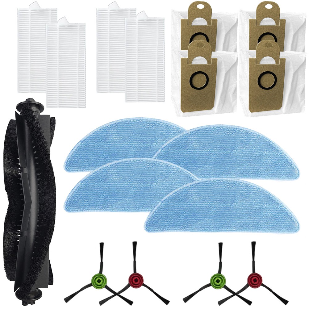 Main Side Brush Filter Mop Cloth Dust Bag Kit for Lydsto R5/R5D Accessory Set - Image 7