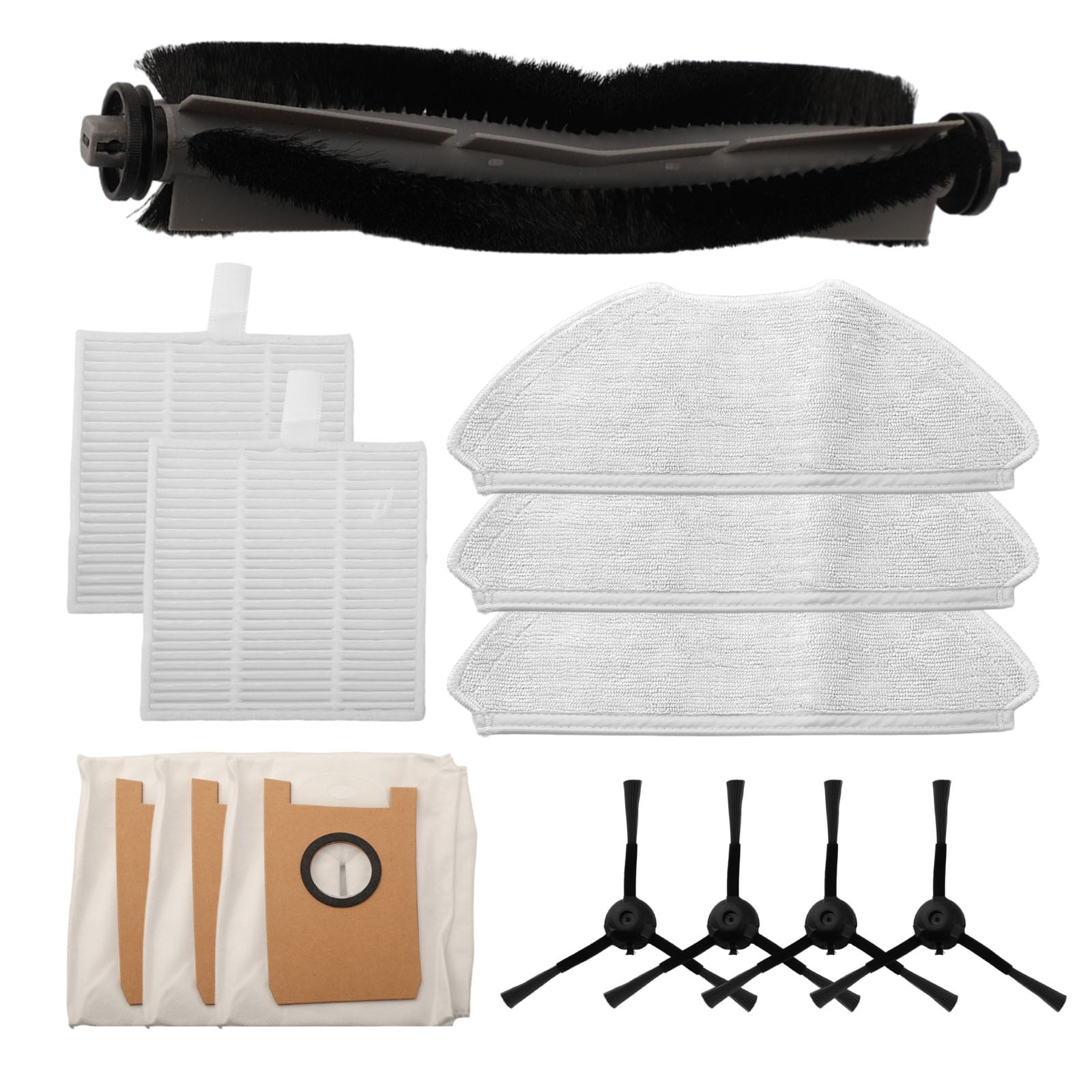 Main Brush Filters Mop Cloths Dust Bags For AIRROBO T20 T20+ Vacuum Cleaner A - Image 2