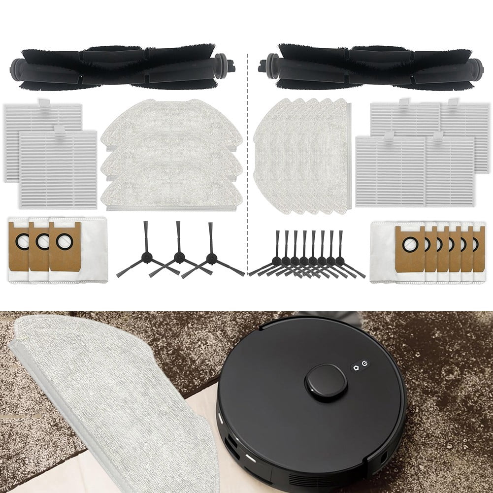 Main Brush Filters Mop Cloths Dust Bags For AIRROBO T20 T20+ Vacuum Cleaner B - Image 5