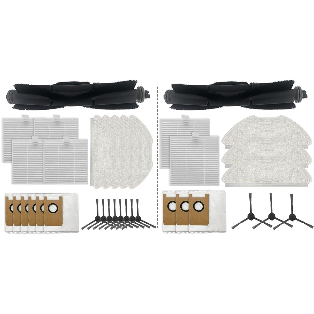 Main Brush Filters Mop Cloths Dust Bags For AIRROBO T20 T20+ Vacuum Cleaner B - Image 6