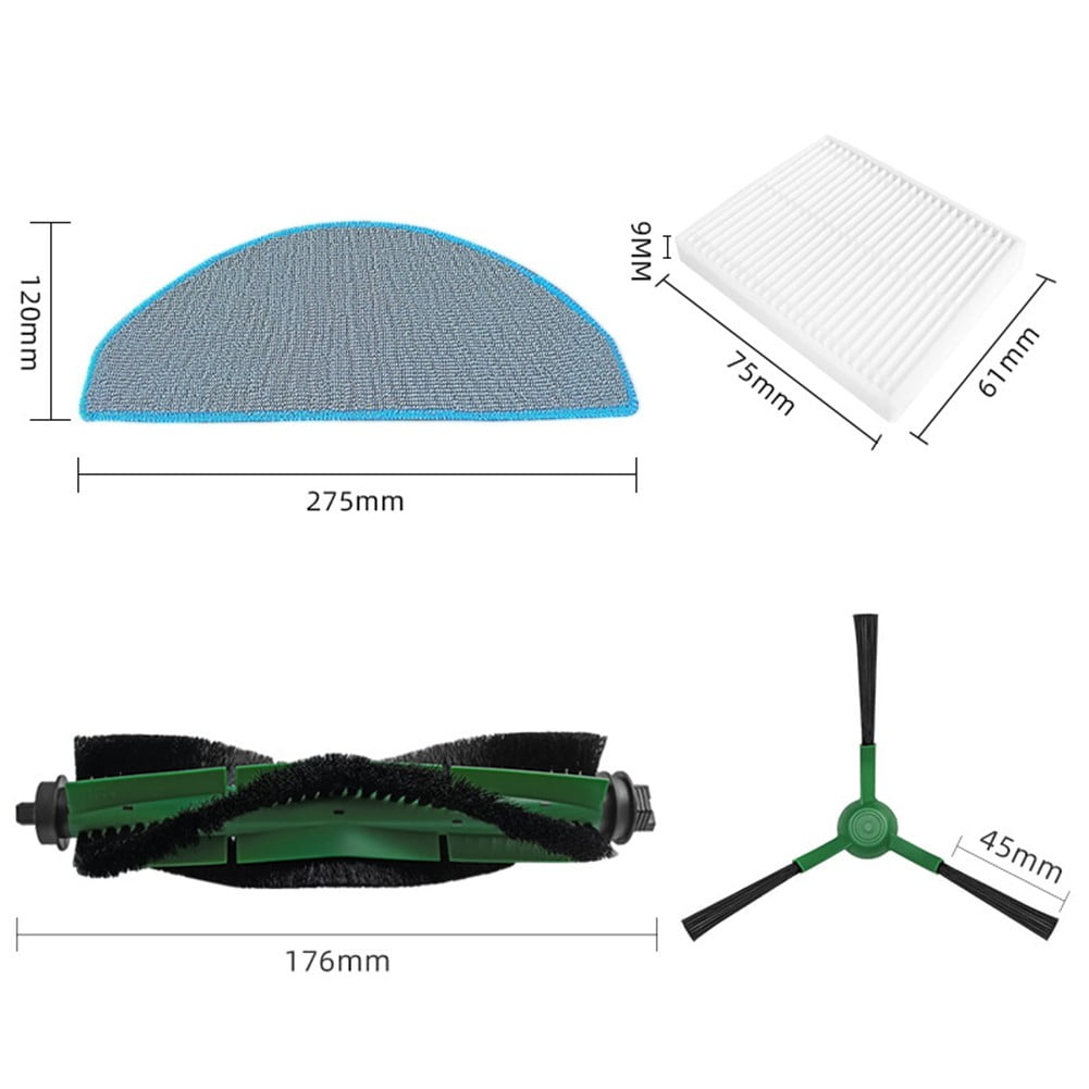 Sweeping Solution Kit for Roomba For Essential Robot Vacuum Featuring Main Brush Alongside Filters and Mop Cloths A - Image 3