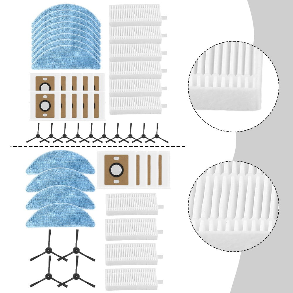 For ILIFE A12 Pro Self Emptying Robot Vacuum Cleaner Filter Mop Cloth Dust Bag Side Brush Kit Household Cleaning Accessories B - Image 5