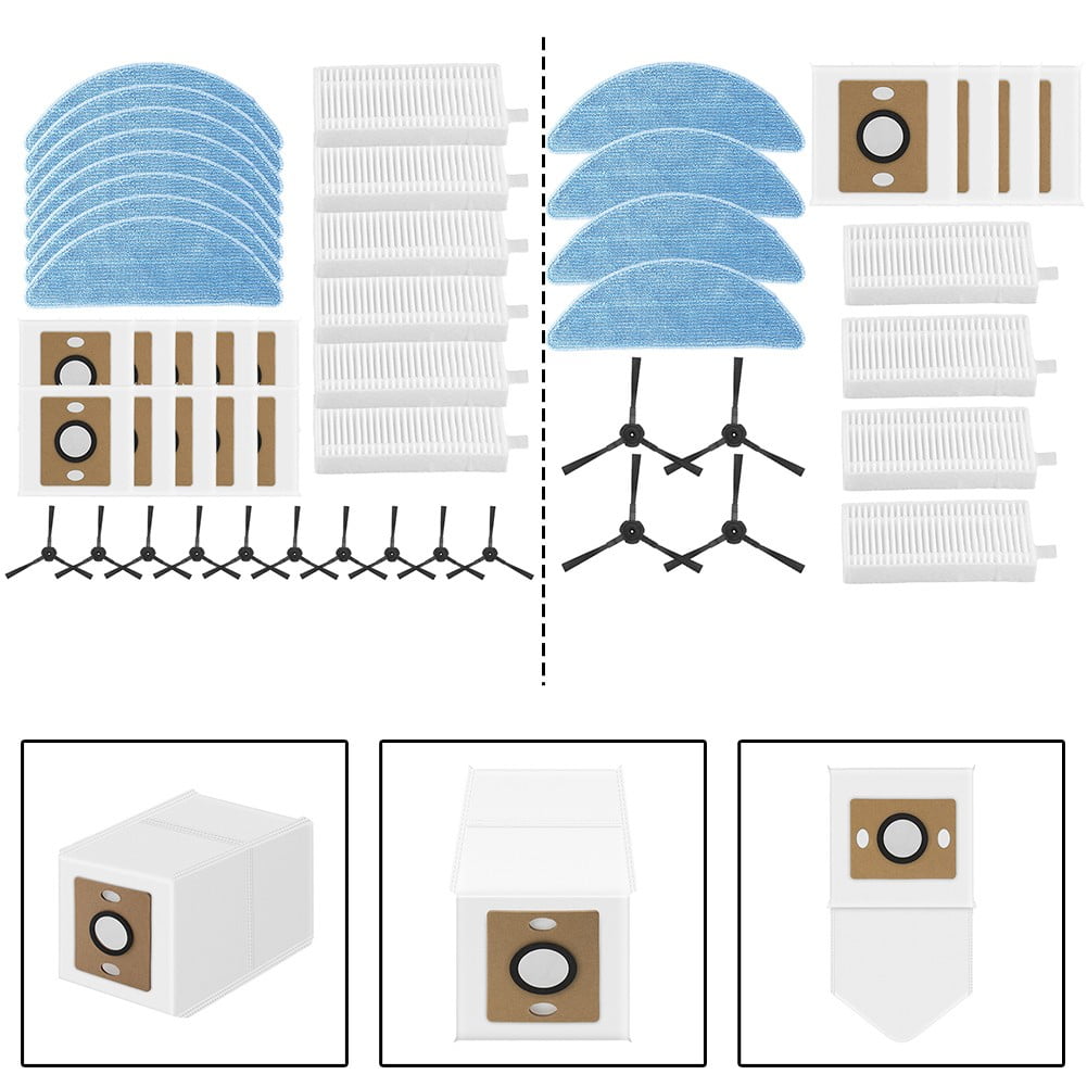 For ILIFE A12 Pro Self Emptying Robot Vacuum Cleaner Filter Mop Cloth Dust Bag Side Brush Kit Household Cleaning Accessories B - Image 6