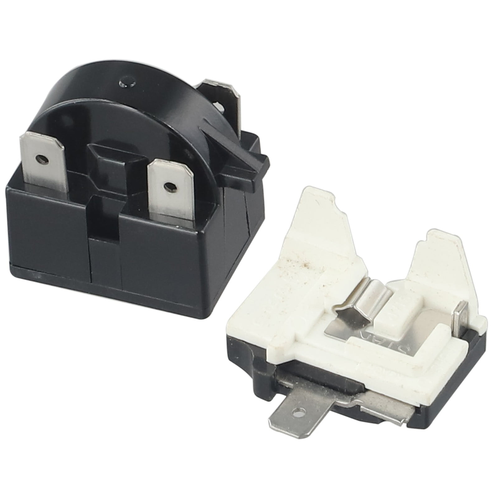 1 Set Refrigerator Ptc Starter Relay Replacement Compressor Overload Protector For Mini Fridges Coolers Easy To Install 3pin-12ohm+1/3HP - Image 2
