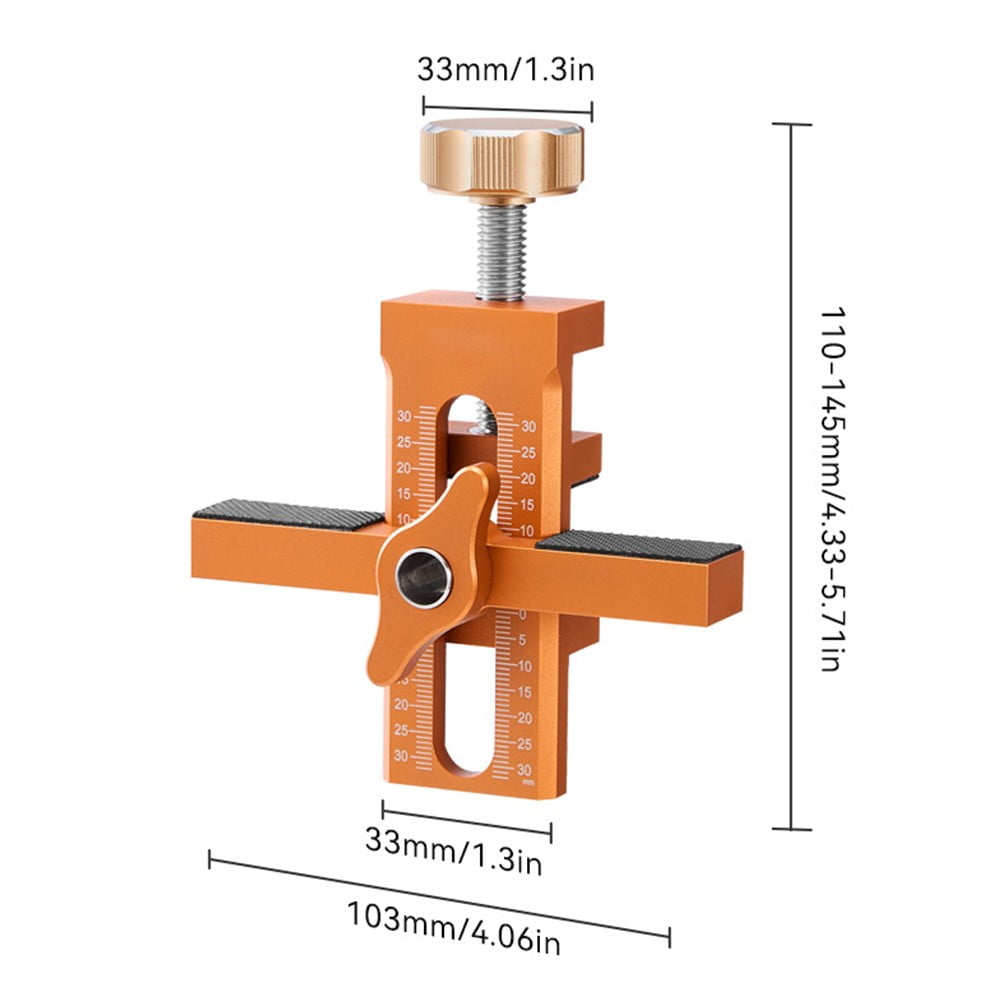 For Woodworking Cabinet Door Installation Mounting Jig Quick Positioning Panel Rebounding Device Drilling Hand Tool In Stock As Shown - Image 4