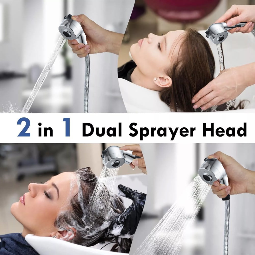 Washbasin Faucet External Hose Sprayer Head Shampoo Bed Pressurized Shower Head Hair Salon Barber Shop Sprayer Bath Accessories As Shown - Image 3